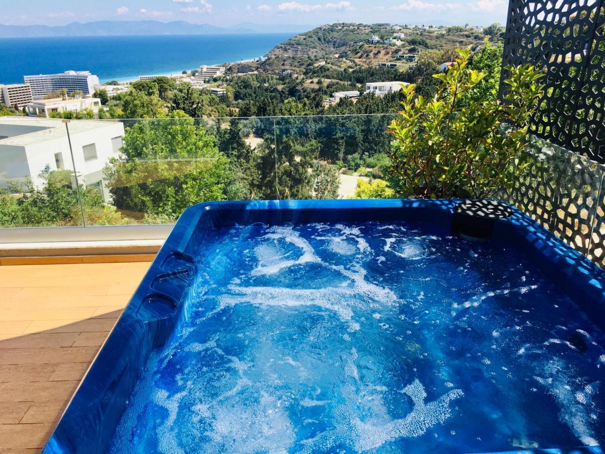 Ferienwohnung Flyviewflatsblue Privatehottub With Seaview Ixia  Exterior foto